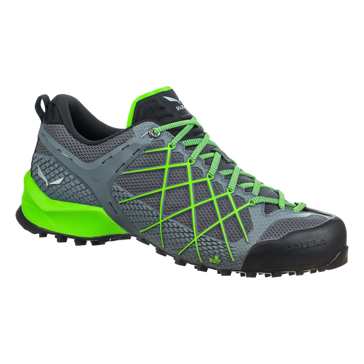 Salewa Wildfire Erkek Outdoor Ayakkabı Gri/Yeşil Türkiye 028143UGW
